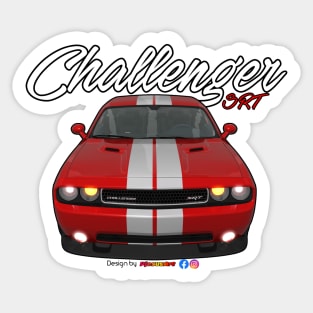 Challenger SRT Red by pjesusart Sticker